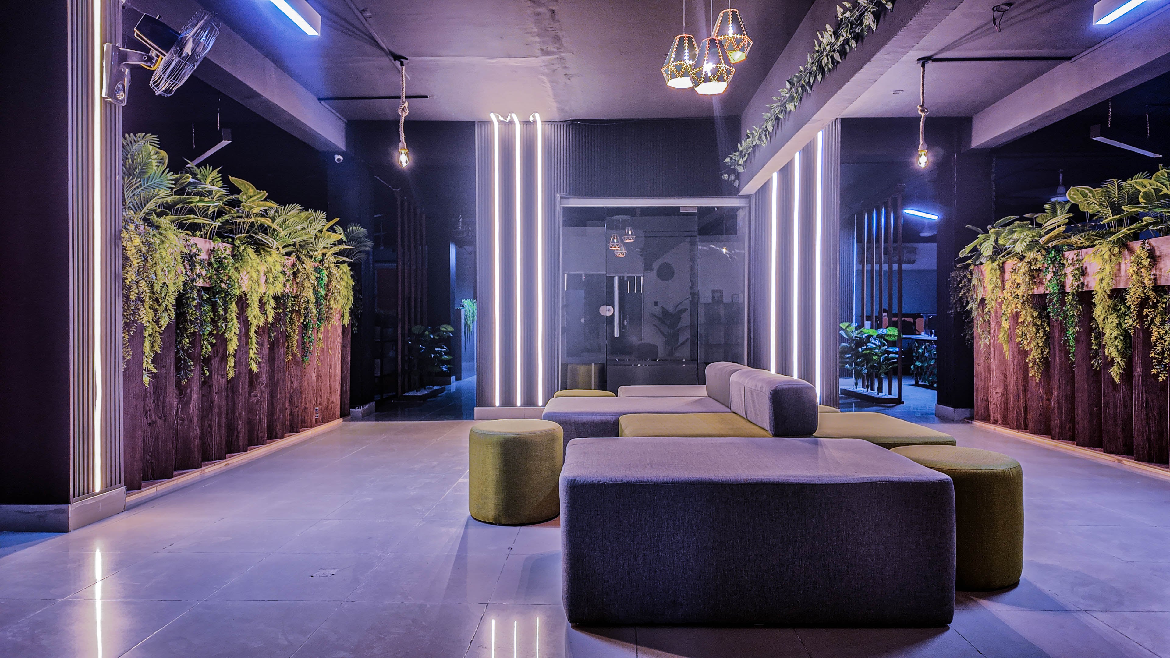 Modern coworking space